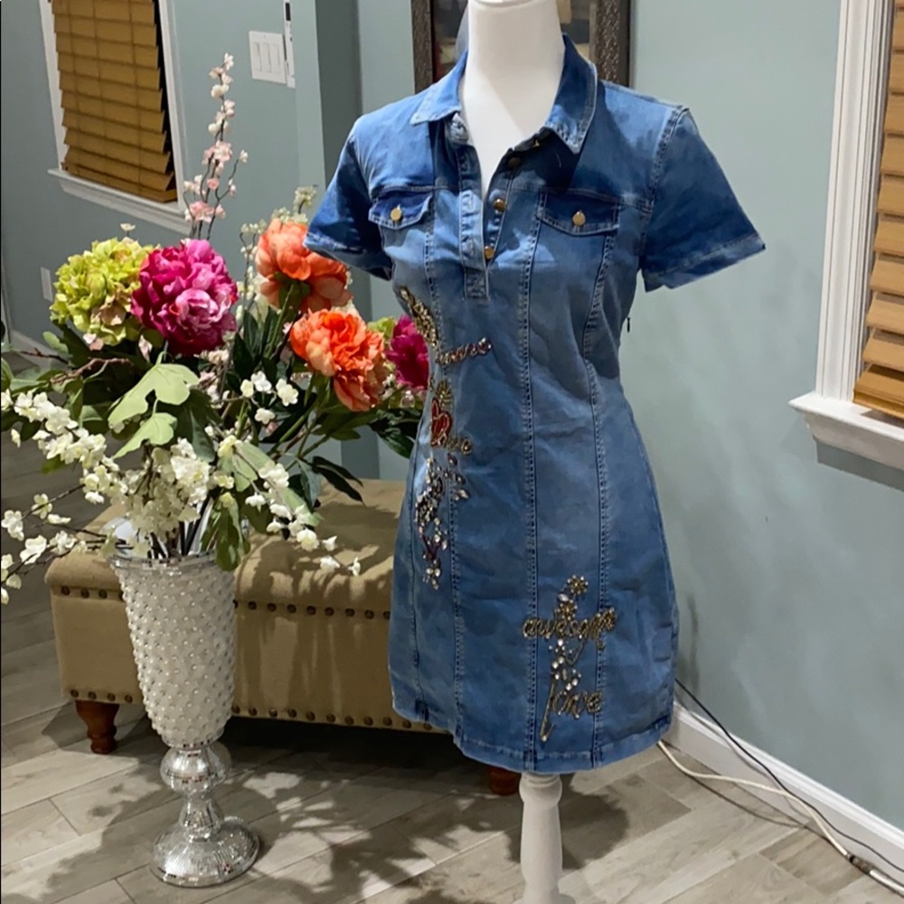 Jean dress 💙